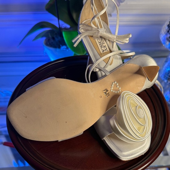 Badgley Mischka Janelle Ankle Tie Sandals - Picture 10 of 14